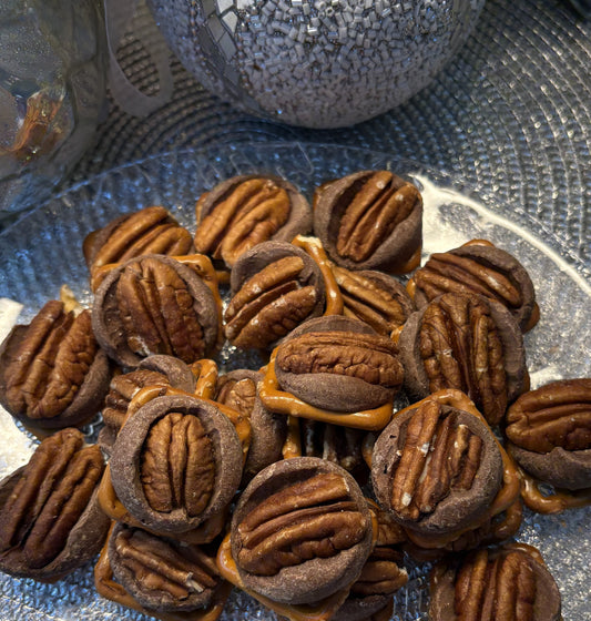 Caramel Chocolate Pecan Bites (Bag of 10)